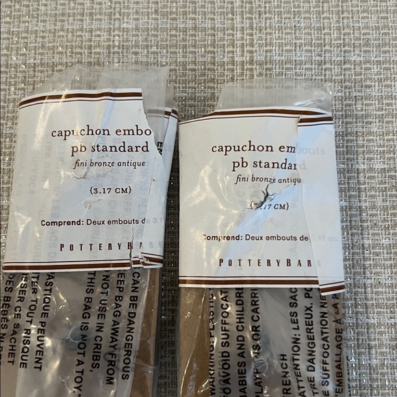 🪟Pottery Barn🪟Standard End Cap Finials in Antique Bronze Finish-1.25 inches - Picture 4 of 4